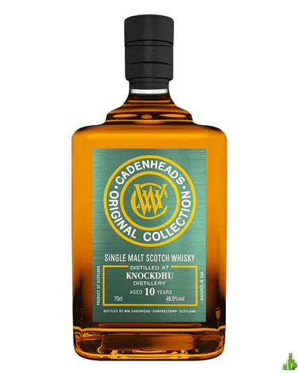 Knockdhu 10 Year Old 2013 Bourbon & Fino Sherry Casks Cadenhead's Original Collection Single Malt Scotch Whisky 700mL - Liquorworld