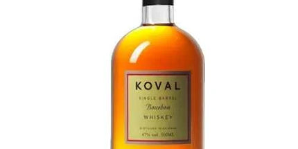 Koval Single Barrel Bourbon Whiskey 500mL