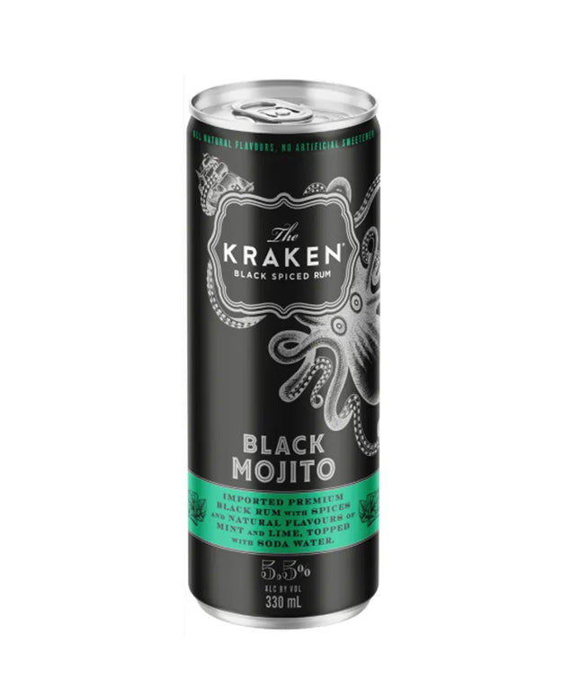 Kraken Black Mojito 330ml (24 Pack) - Liquorworld