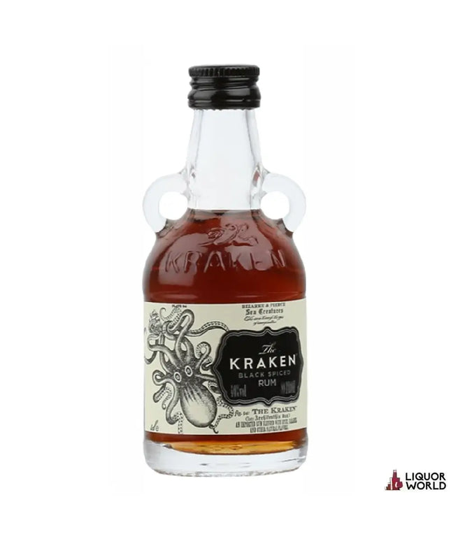 Kraken Black Spiced Rum Miniatures 15x50ml - Liquorworld