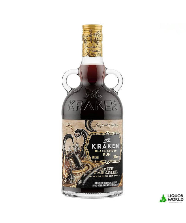 Kraken Dark Caramel & Cornish Sea Salt Limited Edition Black Spiced Rum 700mL - Liquorworld