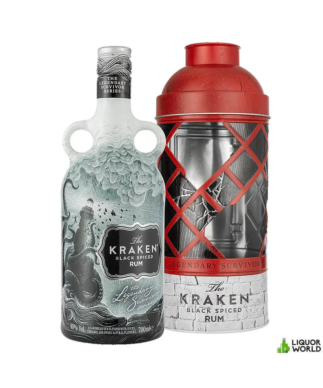 Kraken Legendary Survivor Series The Lighthouse Keeper Limited Edition Black Spiced Rum 700mL - Liquorworld