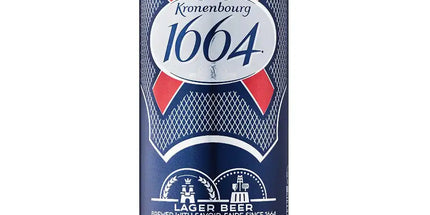 Kronenbourg 1664 French Lager Beer Case 24 x 500mL Cans - Liquorworld