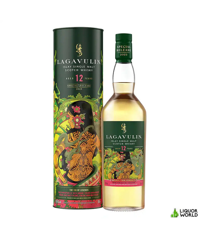 Lagavulin 12 Year Old Special Release 2023 'The Ink of Legends' Cask Strength Single Malt Scotch Whisky 700mL - Liquorworld