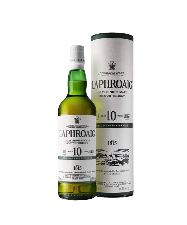 Laphroaig 10 Year Old Cask Strength Batch 014 Single Malt Scotch 700ml - Liquorworld