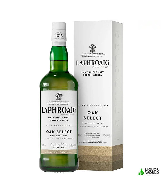 Laphroaig Oak Select Islay Single Malt Scotch Whisky 700mL - Liquorworld