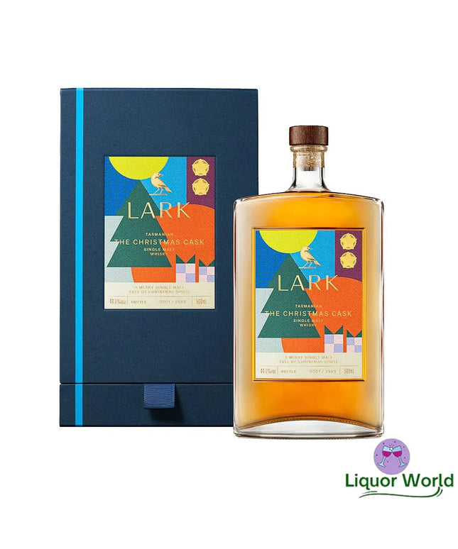Lark Christmas Cask 2023 Limited Release Single Malt Australian Whisky 500mL - Liquorworld