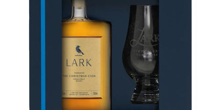 Lark Distillery Christmas Cask with Glencairn Glass Giftbox 100ml - Liquorworld