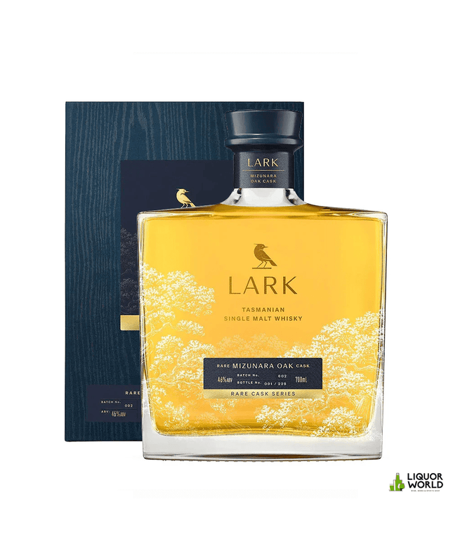 Lark Rare Cask Mizunara Oak Cask 2024 Release Single Malt Australian Whisky 700mL - Liquorworld