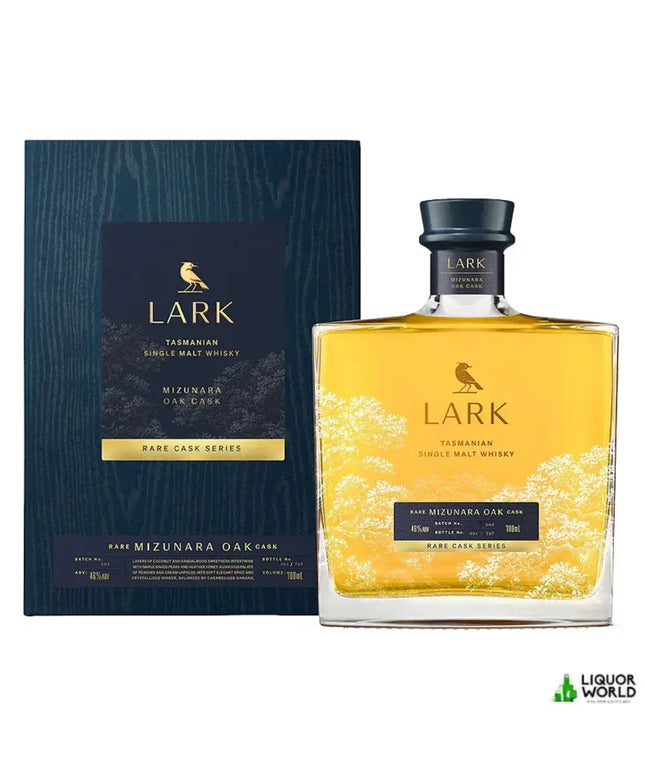 Lark Rare Cask Mizunara Oak Cask 2025 Release Batch 003 Single Malt Australian Whisky 700mL