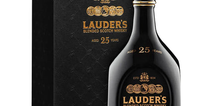 Lauders 25 Year Old Ceramic Decanter Blended Scotch Whisky 700mL - Liquorworld