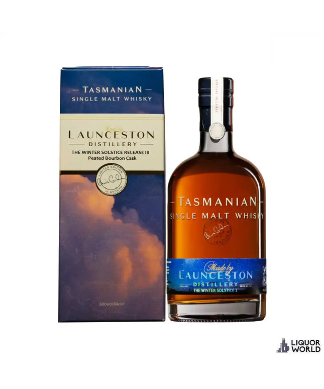 Launceston Distillery Tasmanian Winter Solstice Release 3 Single Malt Whisky 500ml - Liquorworld