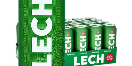 Lech Premium Polish Lager Imported Beer Case 24 x 500mL Cans