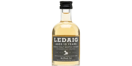Ledaig 10 Year Old Single Malt Scotch Whisky Glass Miniature 50mL - Liquorworld