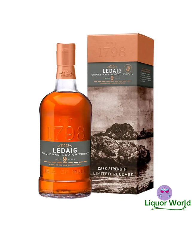 Ledaig 2012 9 Year Old Bordeaux Finish Cask Strength Single Malt Scotch Whisky 700mL - Liquorworld