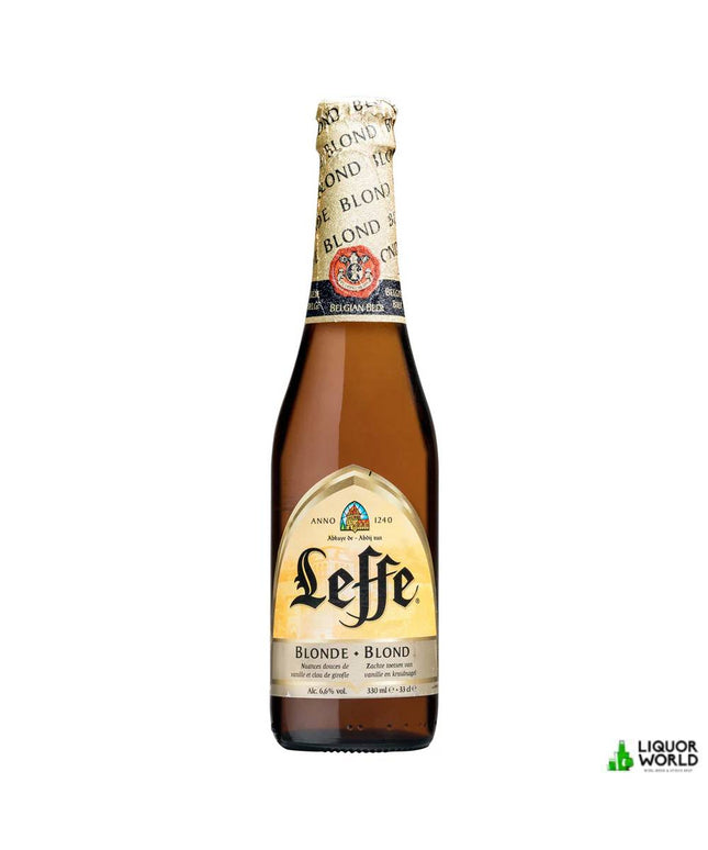 Leffe Blonde Belgian Ale 24 Pack 330ml Bottles - Liquorworld