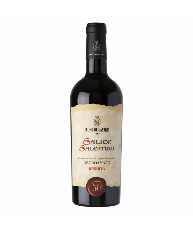 Leone De Castris Salice Salentino Negroamaro 50th Riserva Vendemmia Red Wine 750mL