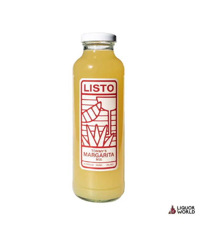 Listo Tommy's Margarita Mix 360ml (12 Pack) - Liquorworld
