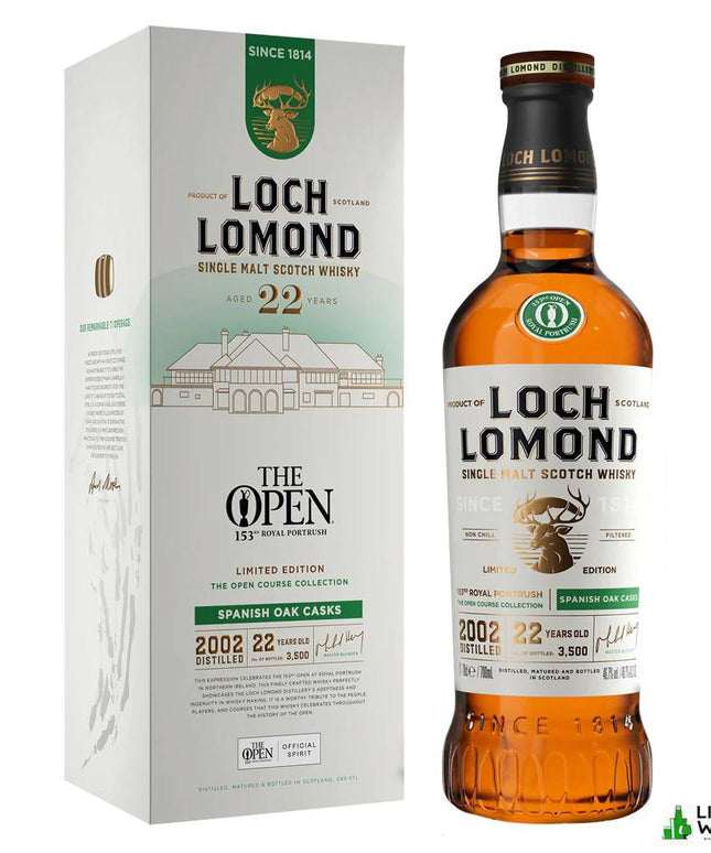 Loch Lomond 22 Year Old Open Course 153rd Royal Portrush Spanish Oak Casks Single Malt Scotch Whisky 700mL - Liquorworld