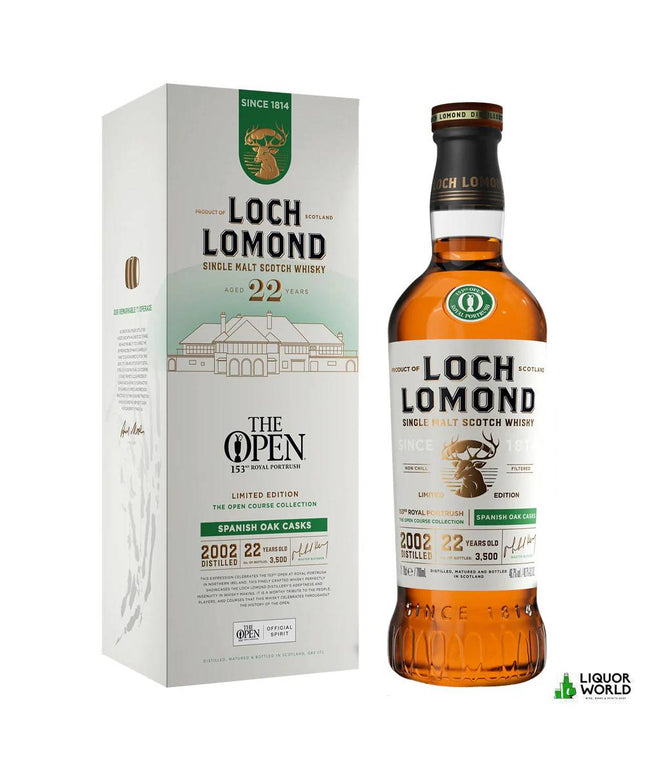Loch Lomond 22 Year Old Open Course 153rd Royal Portrush Spanish Oak Casks Single Malt Scotch Whisky 700mL - Liquorworld