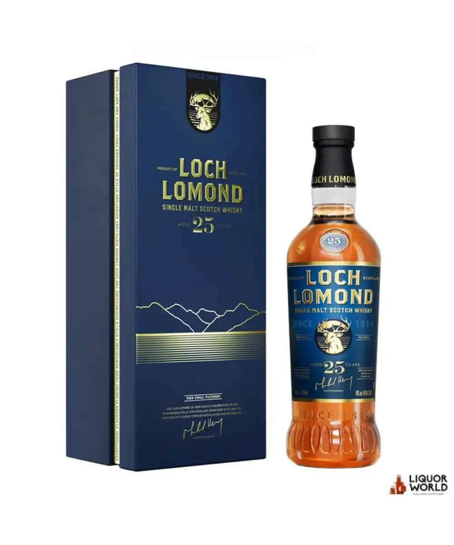 Loch Lomond 25 Year Old Single Malt Scotch Whisky 700ml