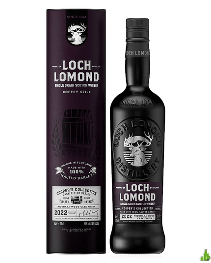 Loch Lomond Single Grain Cooper's Collection Mizunara Edition Single Grain Scotch Whisky 700mL - Liquorworld