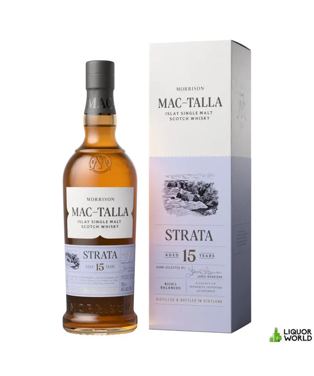Mac-Talla 15 Year Old Strata Islay Single Malt Scotch Whisky 700mL - Liquorworld