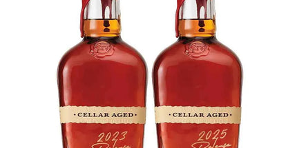 Maker's Mark Cellar Aged 2023 + 2025 Releases Cask Strength Kentucky Straight Bourbon Whiskey 2 x 700mL