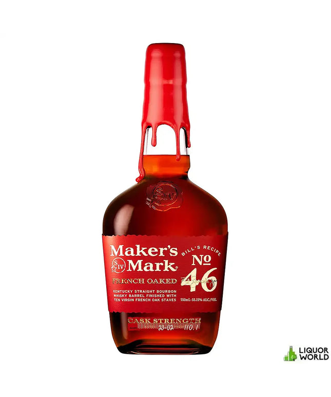 Makers Mark Bill's Recipe No. 46 French Oaked Cask Strength 23-02 Kentucky Straight Bourbon Whiskey 750mL - Liquorworld