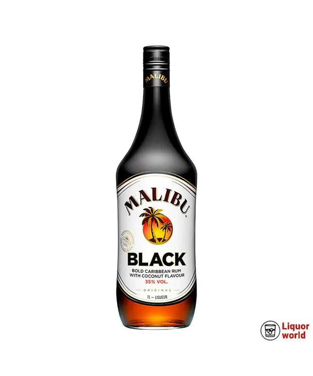Malibu Black Liqueur 1000ml - Liquorworld