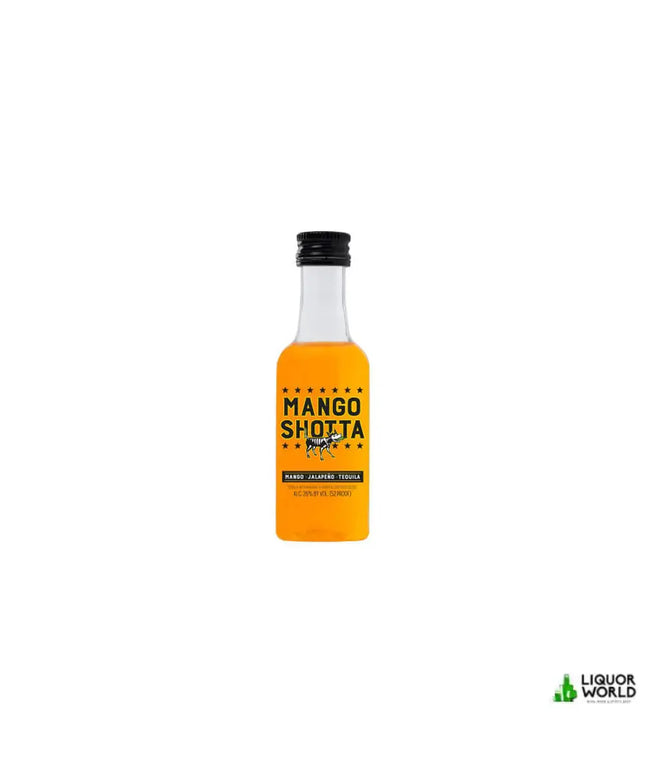 Mango Shotta Spicy Mango & Jalapeño Flavoured Tequila Liqueur Miniature 50mL - Liquorworld