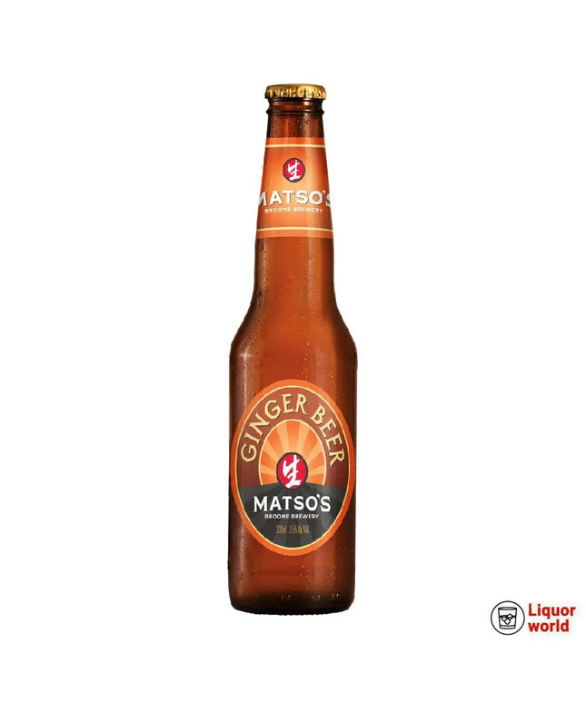Matsos Alcoholic Ginger Beer Bottles 330ml (24 Pack) - Liquorworld