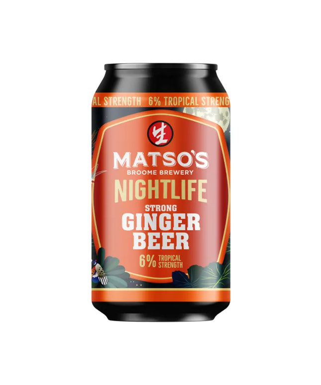 Matsos Nightlife Strong Ginger Beer 330ml (24 Pack) - Liquorworld