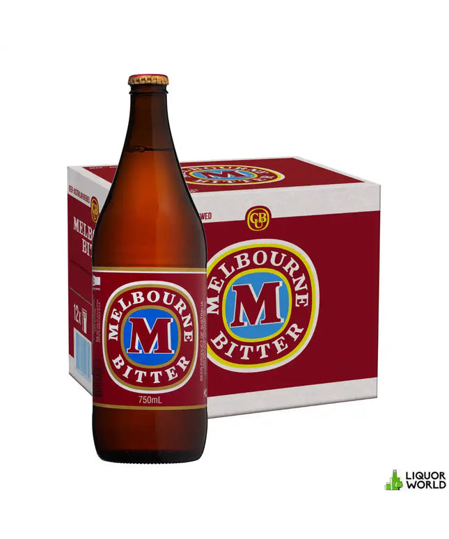 Melbourne Bitter Longneck Beer Case 12 x 750mL Bottles - Liquorworld