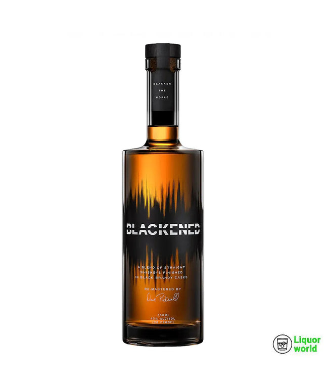 Metallica's Blackened Original Black Brandy Cask Finish Blended American Whiskey 750mL - Liquorworld