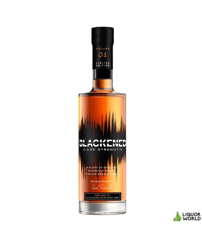 Metallicas Blackened Original Cask Strength Volume 01 Black Brandy Cask Finish Blended American Whiskey 750mL - Liquorworld