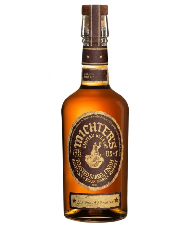 Michter's US 1 Toasted Barrel Finish 2025 Limited Release Kentucky Sour Mash Whiskey 700mL