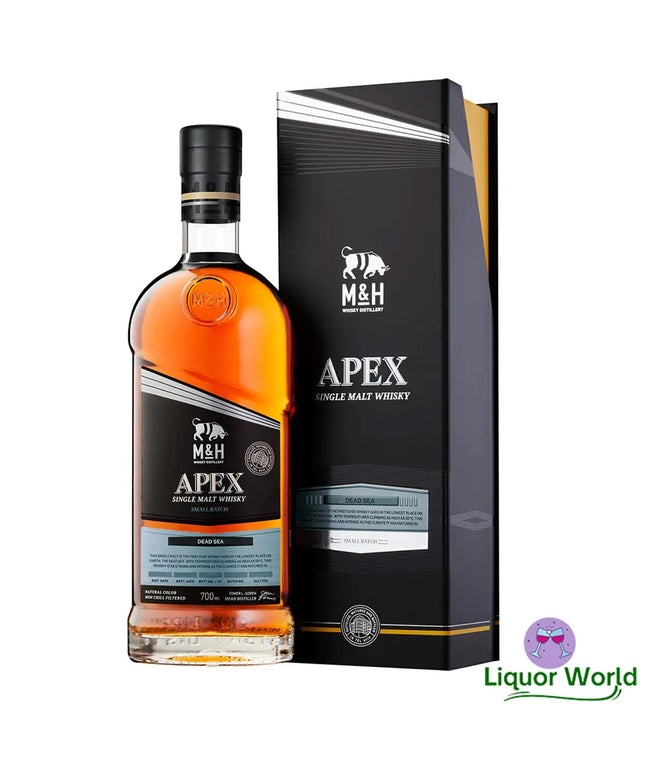 Milk & Honey Apex Dead Sea Cask Strength Single Malt Israeli Whisky 700mL - Liquorworld