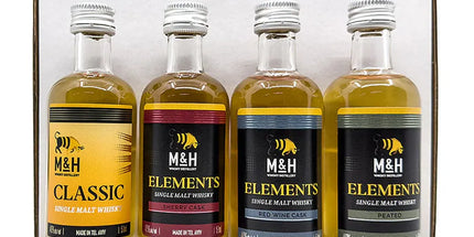 Milk & Honey Elements Single Malt Israeli Whisky Tasting Miniature Collection 4 x 50mL - Liquorworld