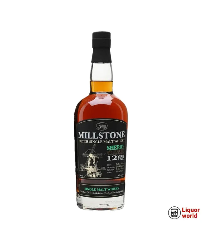 Millstone 12 Year Old Dutch Sherry Cask Matured Whisky 700ml - Liquorworld