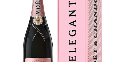 Moët & Chandon Rose Impérial Brut With Limited Edition Metal Gift Tin Champagne NV 750mL - Liquorworld