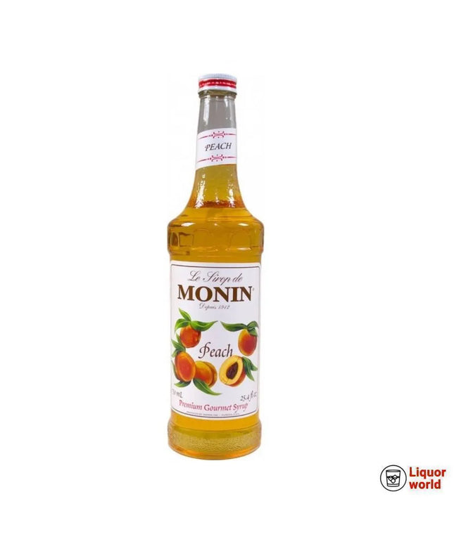 Monin Peach Syrup 700ml - Liquorworld