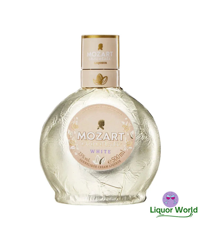 Mozart White Chocolate Vanilla Cream Liqueur 500mL - Liquorworld