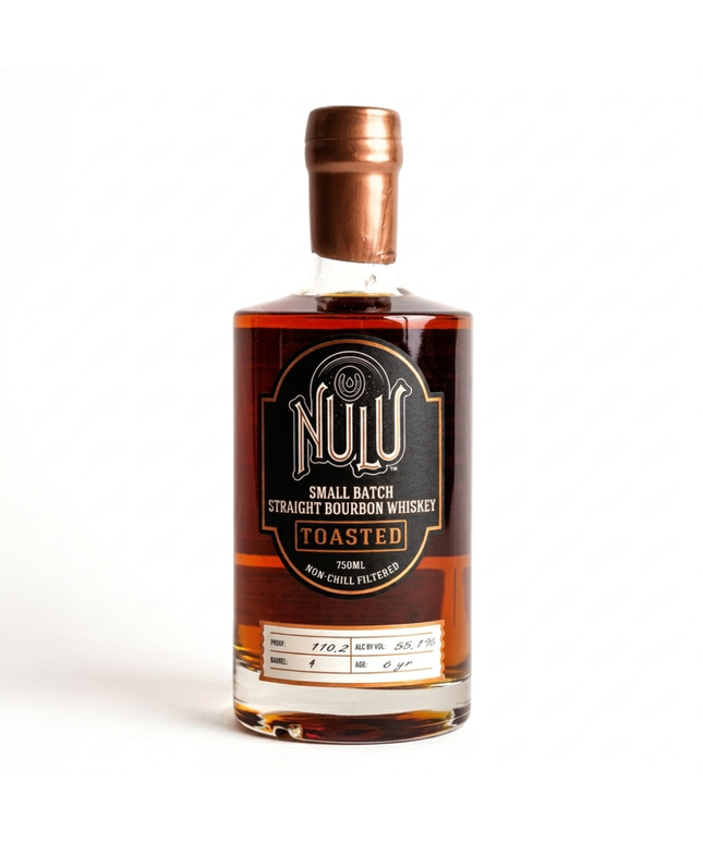 NULU 6 Year Old Toasted Small Batch Straight Bourbon Whiskey 750mL