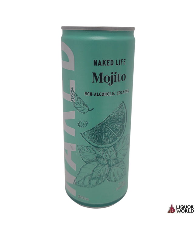 Naked Life Non Alcoholic Cocktail Mojito Spritz 250ml (24 Pack) - Liquorworld