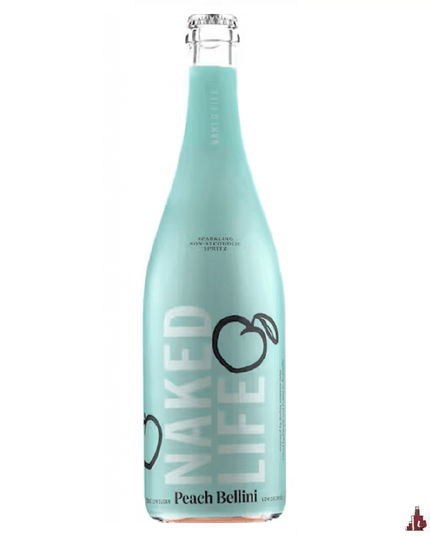 Naked Life Sparkling Non-alcoholic Peach Bellini Spritz 750ml - Liquorworld
