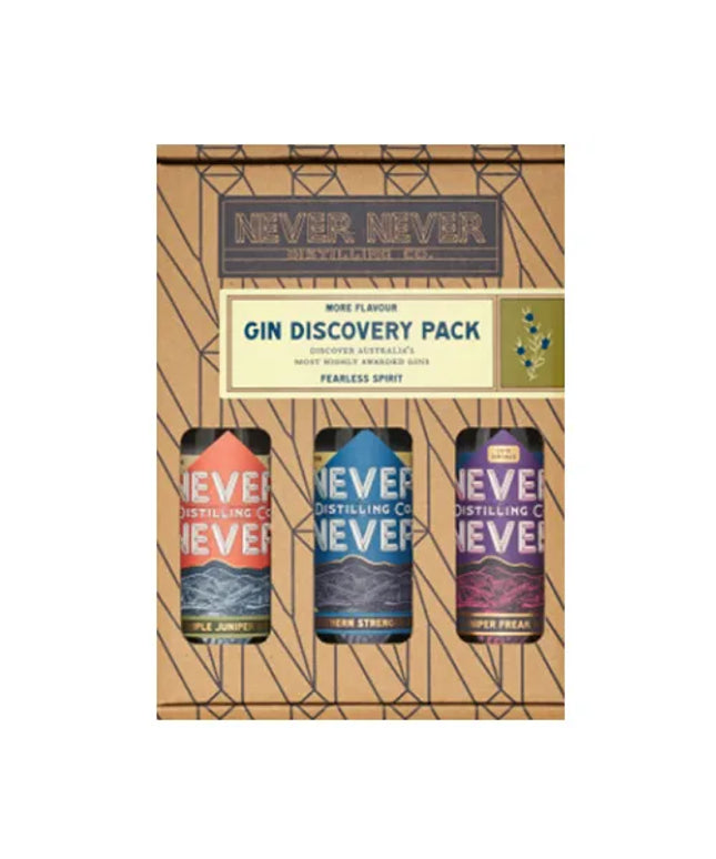 Never Never Distilling Co The Gin Discovery Pack 200ml - Liquorworld