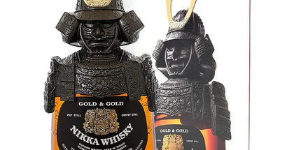 Nikka Gold & Gold Samurai (Metal Version) Limited Edition Japanese Whisky 750mL