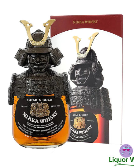 Nikka Gold & Gold Samurai (Metal Version) Limited Edition Japanese Whisky 750mL