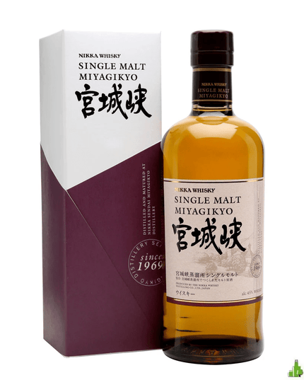 Nikka Miyagikyo With Gift Box Single Malt Japanese Whisky 700mL